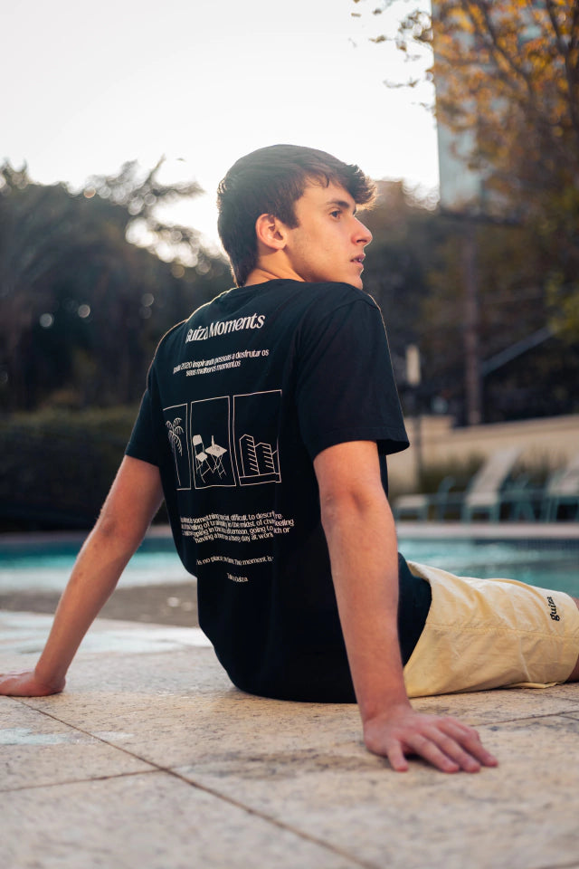 Camiseta Guiza Moments Preta