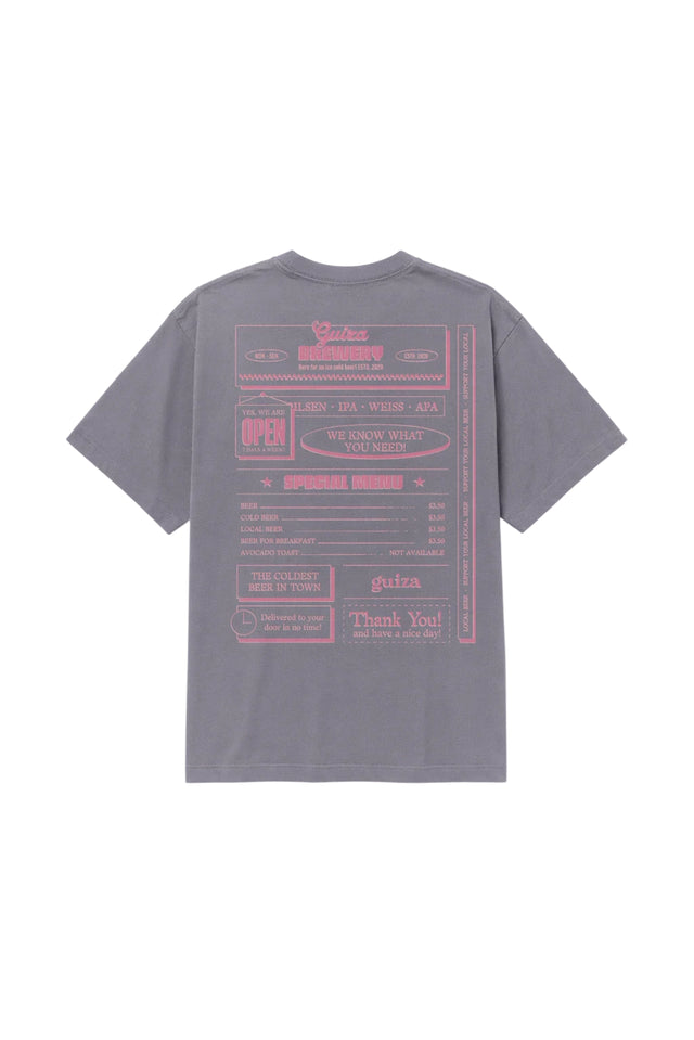 Camiseta Oversized Cinza Guiza Brewery